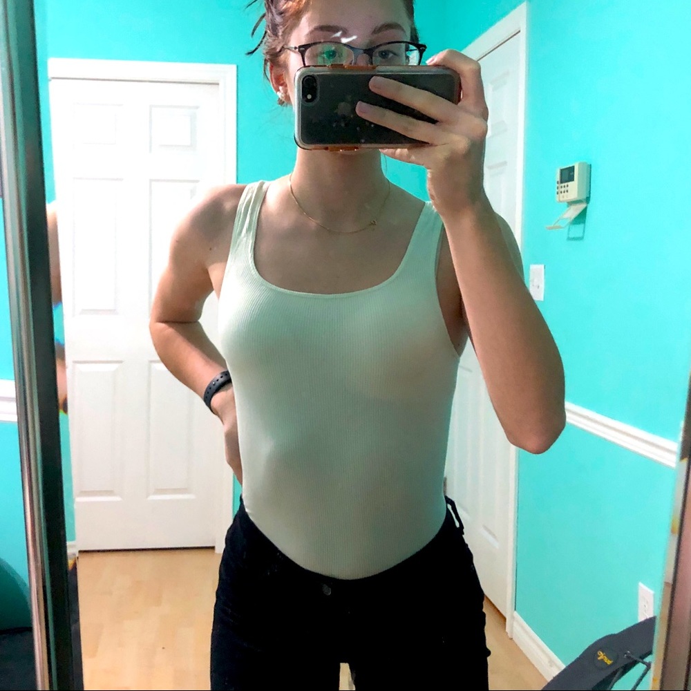 plain white tank